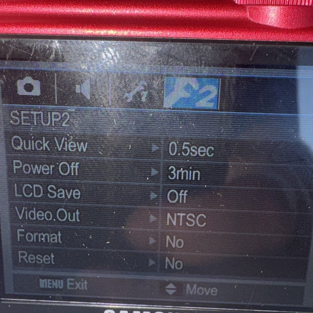 Samsung L Series L830 8MP Digital Camera Red With Battery & Charger, Working!! - Picture 12 of 16